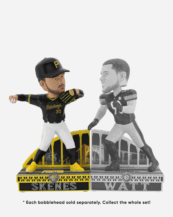 Paul Skenes Pittsburgh Pirates Steel City Bobblehead FOCO - FOCO.com
