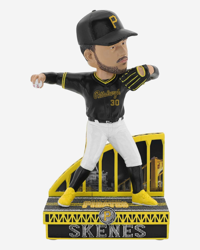 Paul Skenes Pittsburgh Pirates Steel City Bobblehead FOCO - FOCO.com