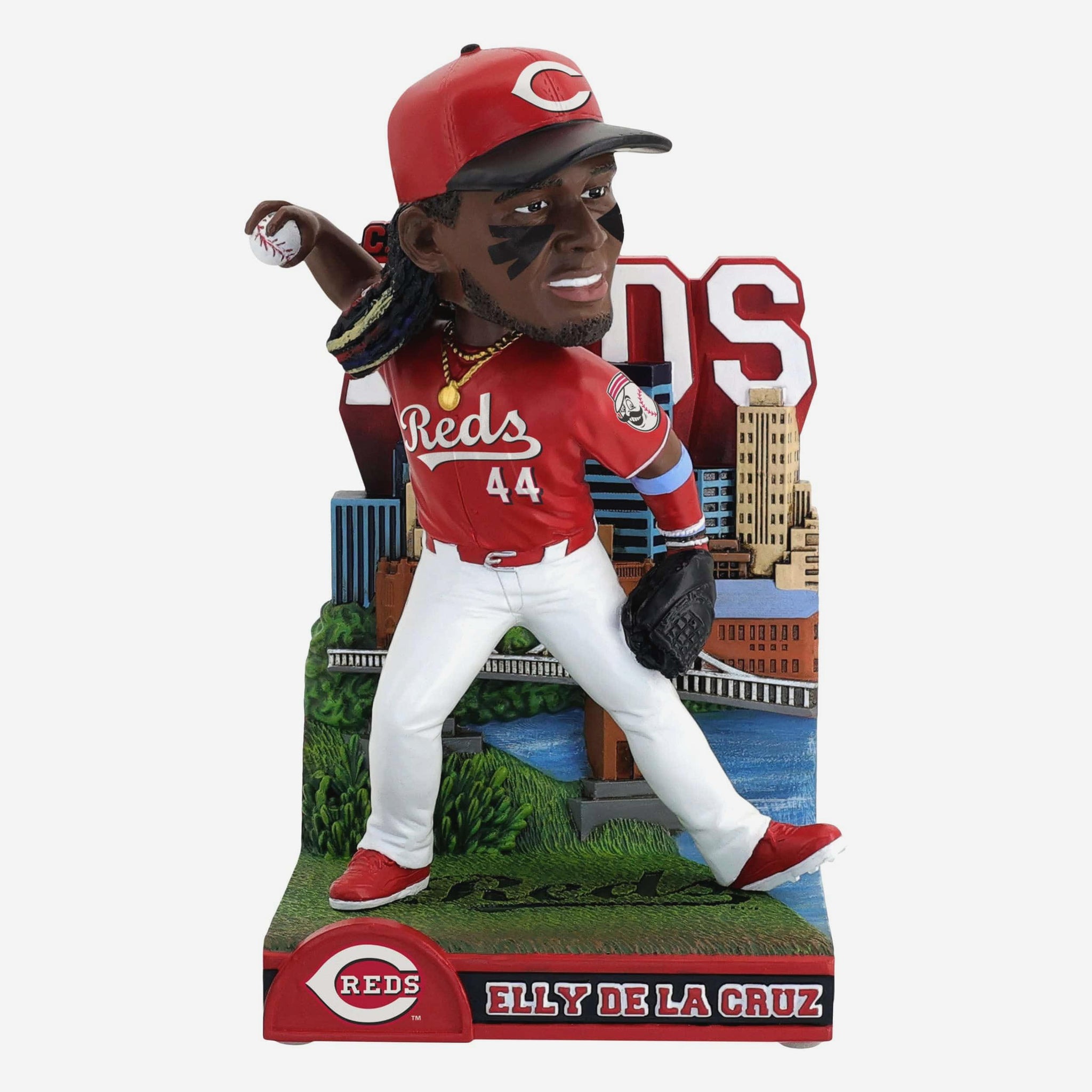 ELLY DE LA CRUZ ボブルヘッド Elly De La Cruz Cincinnati Reds Bobble Dubblz Bobblehead FOCO