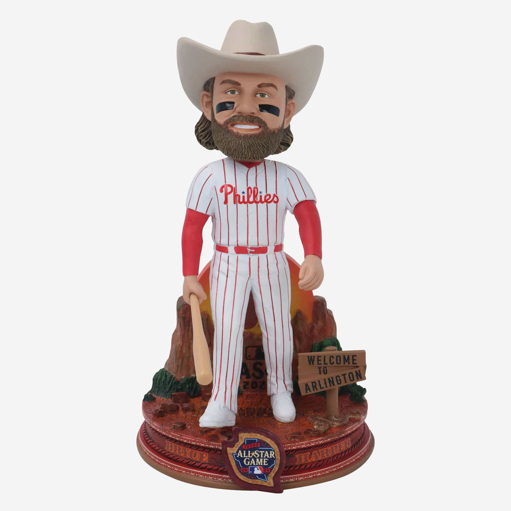 Bryce Harper Philadelphia Phillies 2024 All-Star Cowboy Bobblehead FOCO - FOCO.com