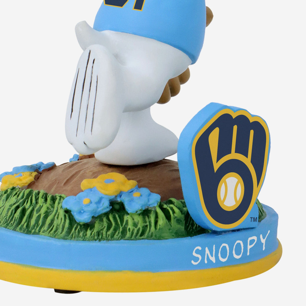 Milwaukee Brewers Snoopy Peanuts City Connect Bobblehead FOCO