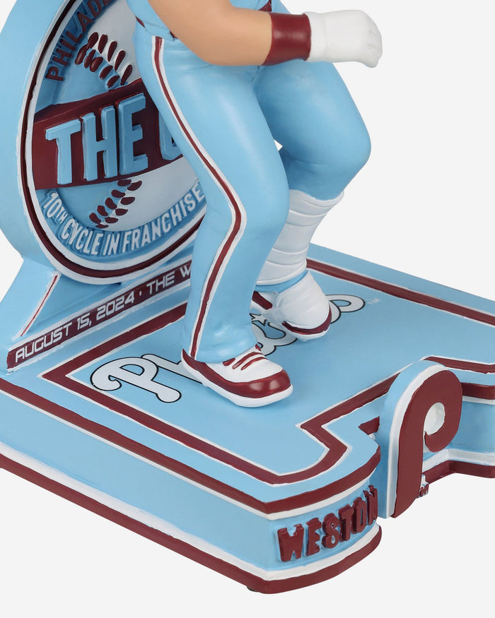 Weston Wilson Philadelphia Phillies Cycle Bobblehead FOCO - FOCO.com