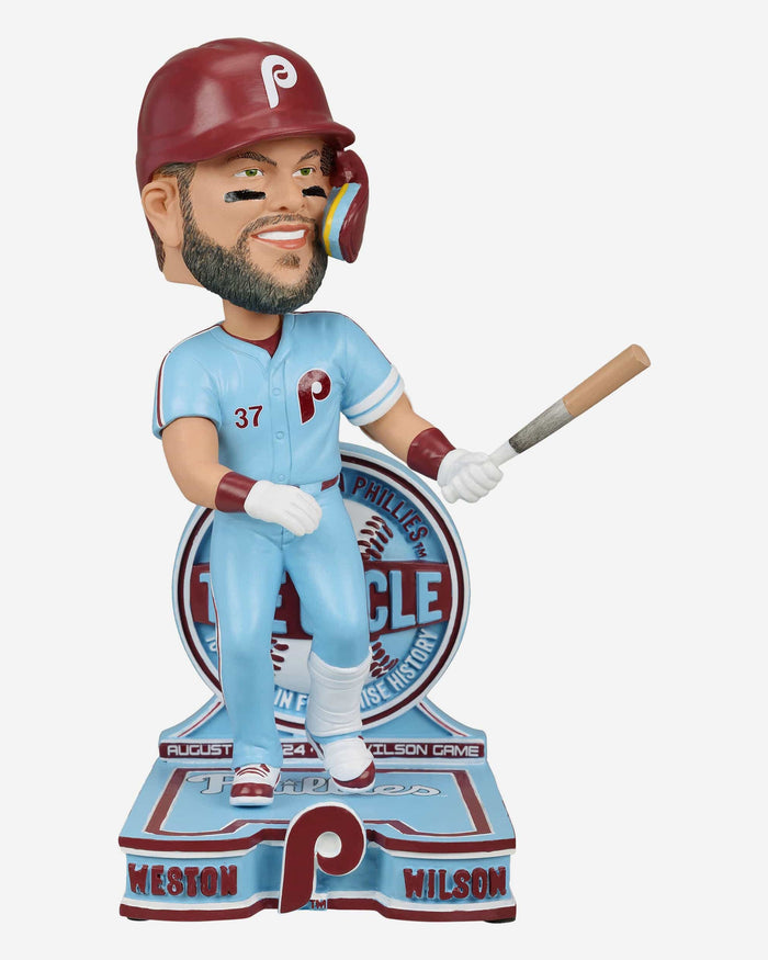 Weston Wilson Philadelphia Phillies Cycle Bobblehead FOCO - FOCO.com