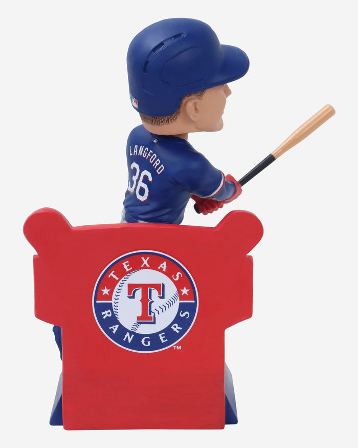 Wyatt Langford Texas Rangers Cycle Bobblehead FOCO - FOCO.com