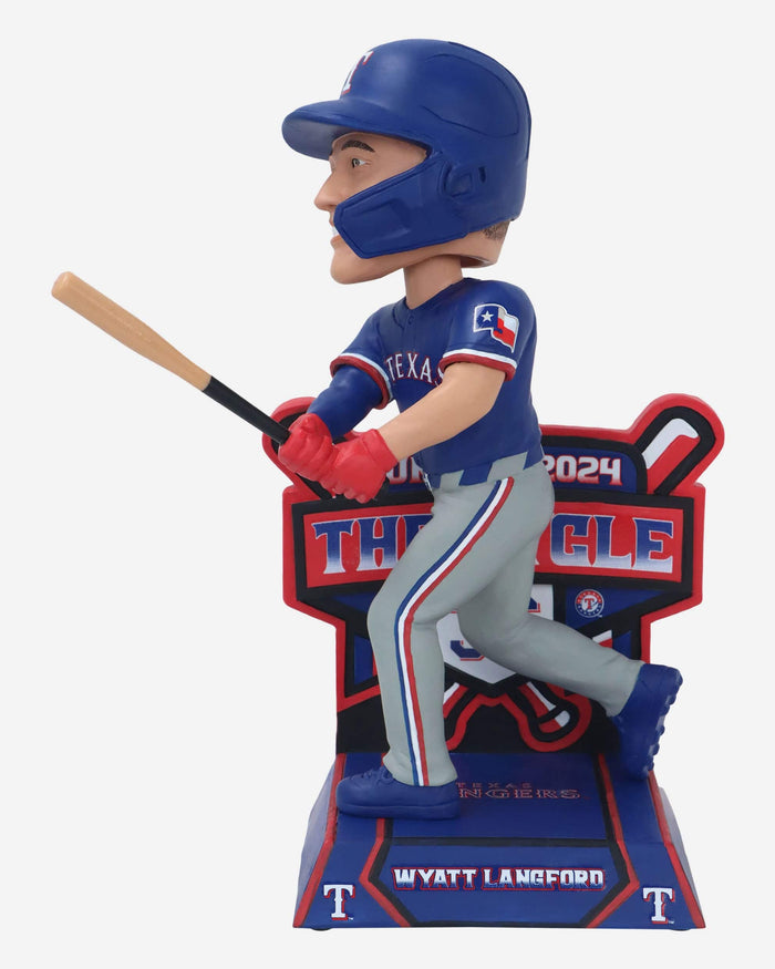 Wyatt Langford Texas Rangers Cycle Bobblehead FOCO - FOCO.com