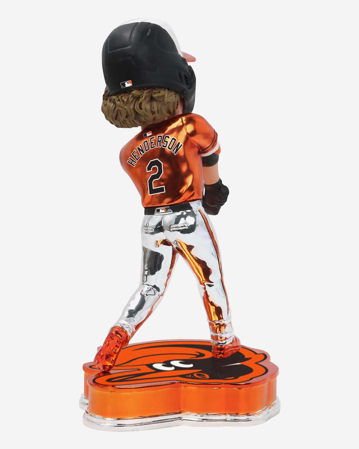 Gunnar Henderson Baltimore Orioles Electroplated Bobblehead FOCO - FOCO.com