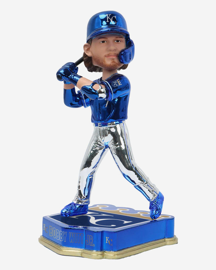 Bobby Witt Jr Kansas City Royals Electroplated Bobblehead FOCO - FOCO.com
