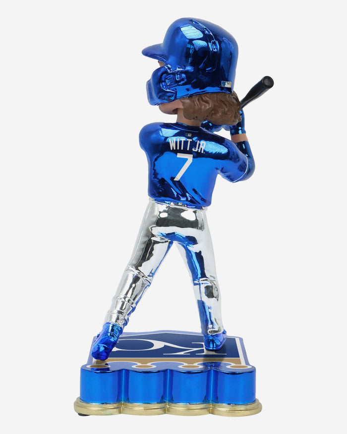 Bobby Witt Jr Kansas City Royals Electroplated Bobblehead FOCO - FOCO.com