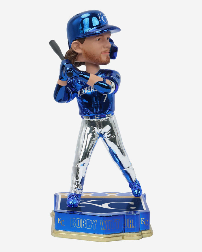 Bobby Witt Jr Kansas City Royals Electroplated Bobblehead FOCO - FOCO.com