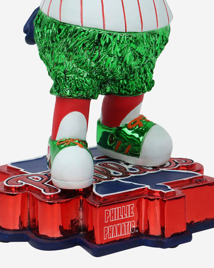 Phillie Phanatic Philadelphia Phillies Electroplated Mascot Bobblehead FOCO - FOCO.com