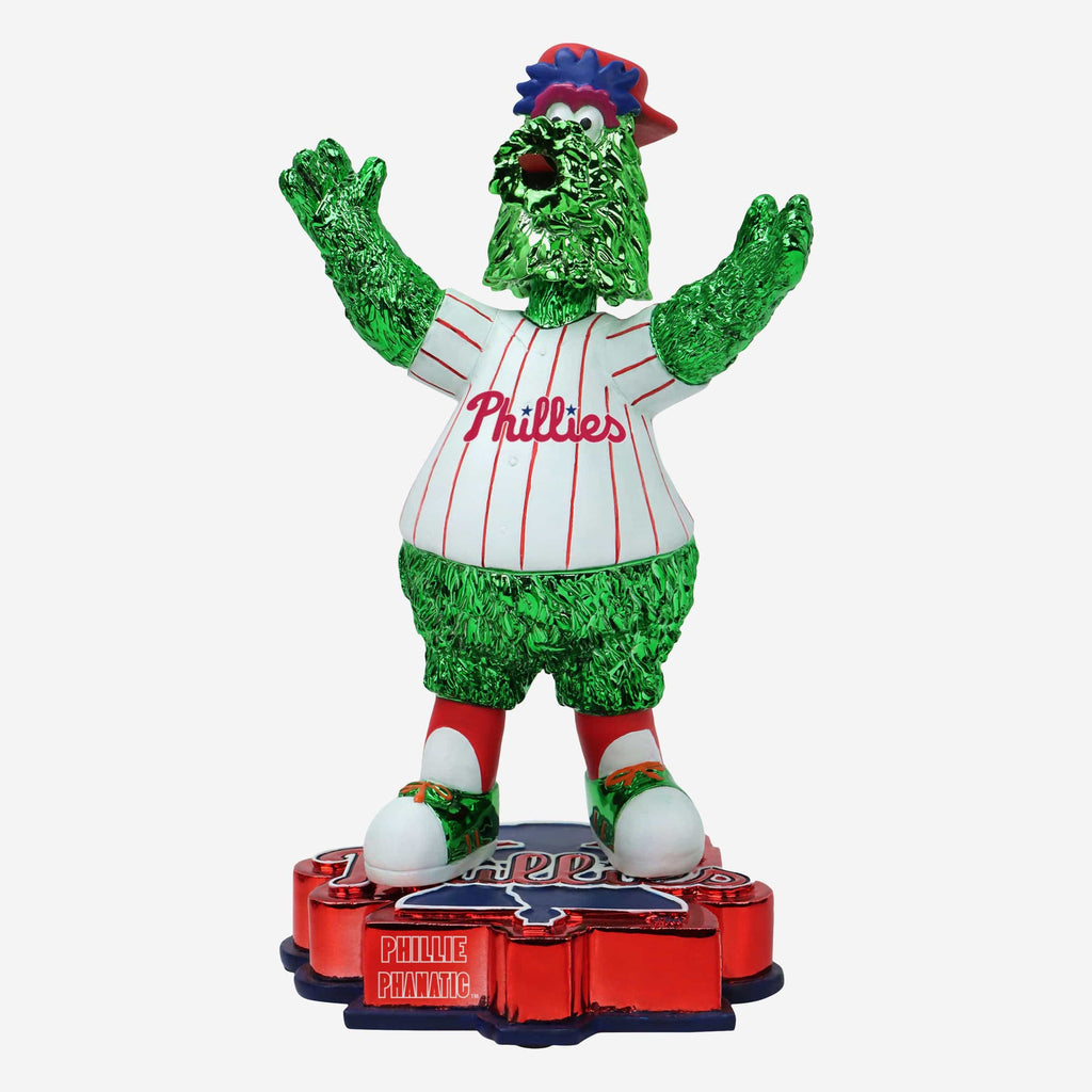 Phillie Phanatic Philadelphia Phillies Electroplated Mascot Bobblehead FOCO - FOCO.com