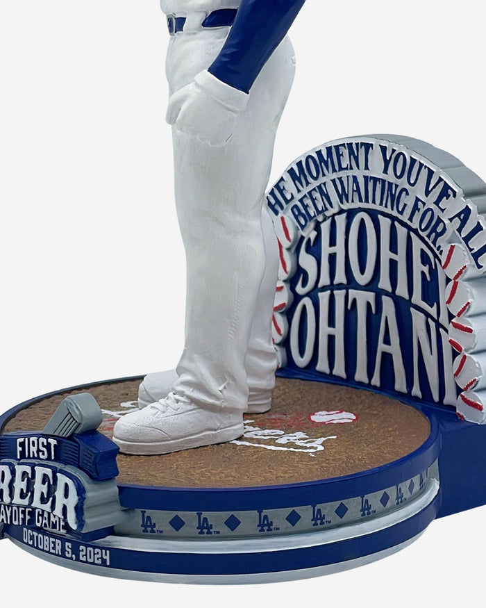 Shohei Ohtani Los Angeles Dodgers First Career Playoff Bobblehead FOCO - FOCO.com