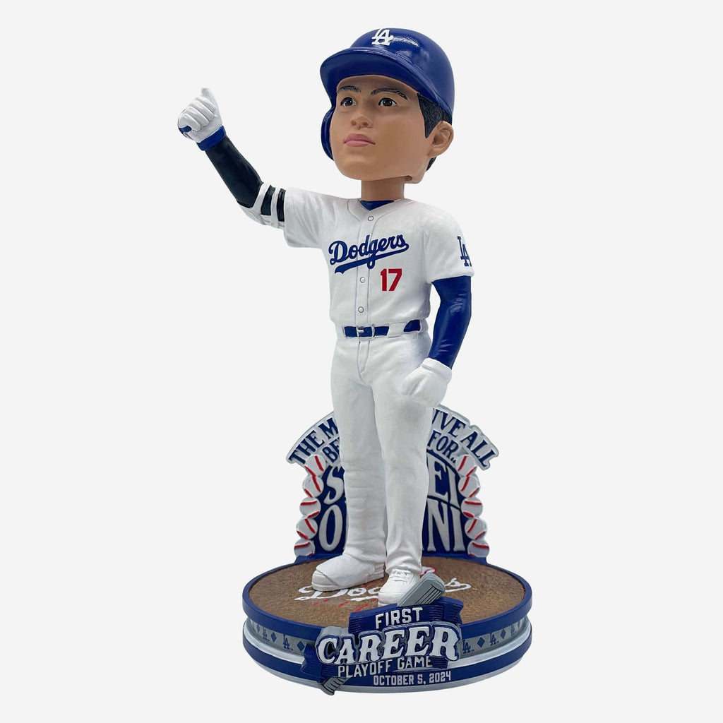 Shohei Ohtani Los Angeles Dodgers First Career Playoff Bobblehead FOCO - FOCO.com