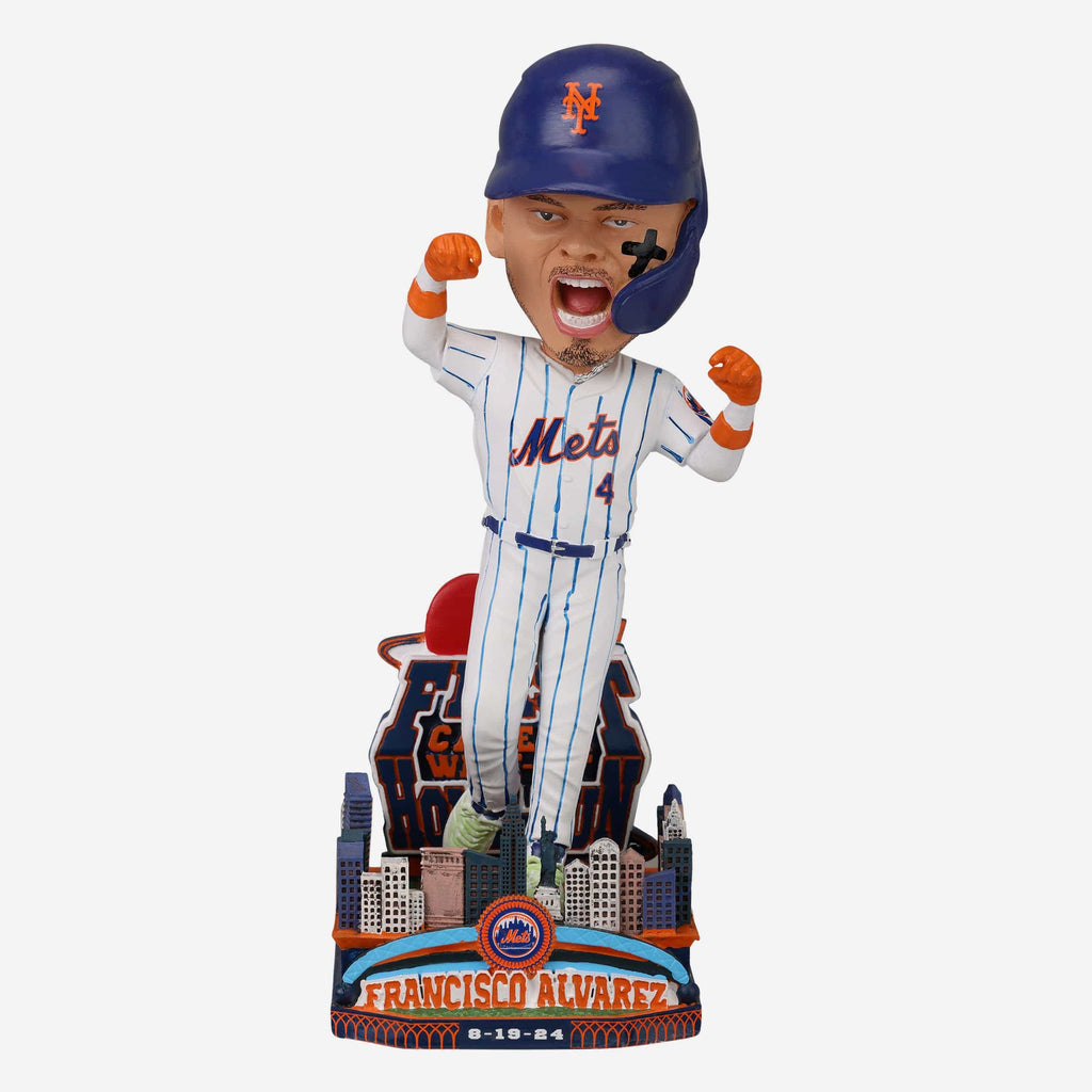 Francisco Alvarez New York Mets First Career Walk Off Home Run Bobblehead FOCO - FOCO.com