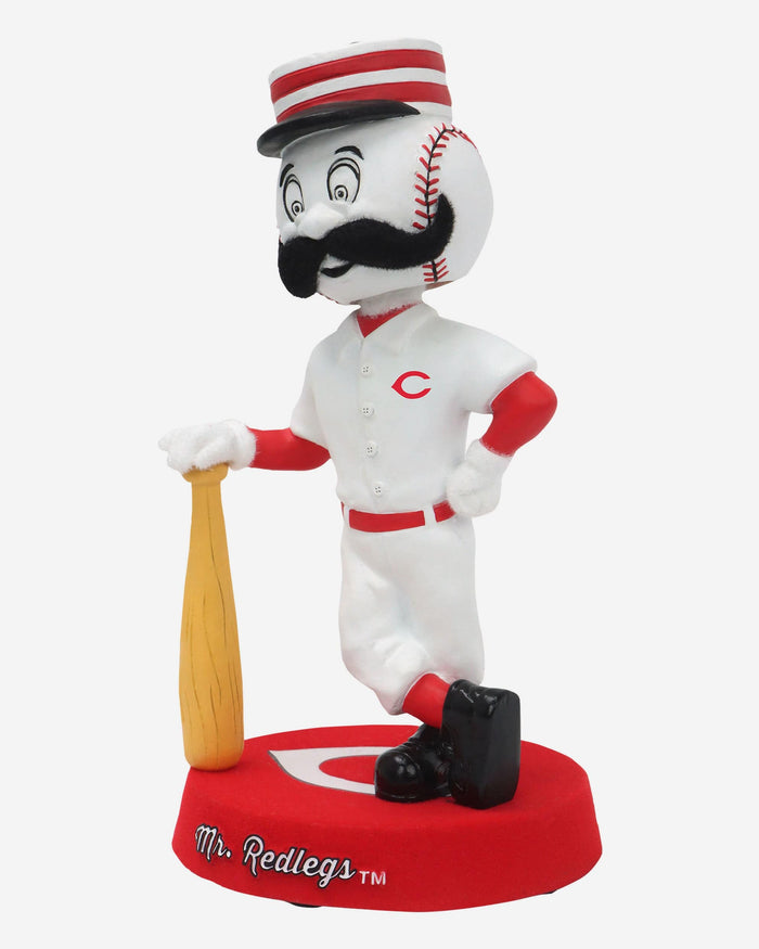 Mr Redlegs Cincinnati Reds Fuzzy Fur Mascot Bobblehead FOCO - FOCO.com