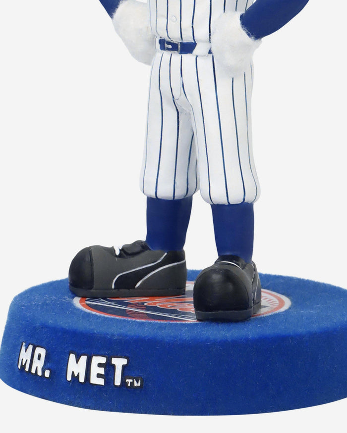 Mr Met New York Mets Fuzzy Fur Mascot Bobblehead FOCO - FOCO.com