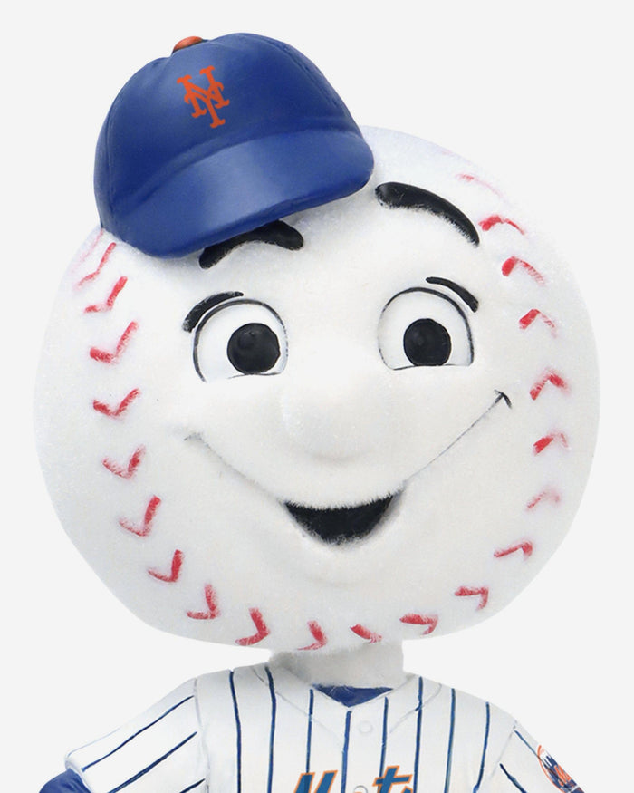 Mr Met New York Mets Fuzzy Fur Mascot Bobblehead FOCO - FOCO.com