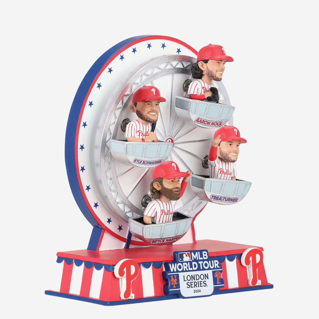 Philadelphia Phillies 2024 MLB London Series Ferris Wheel Mini Bobbleh FOCO