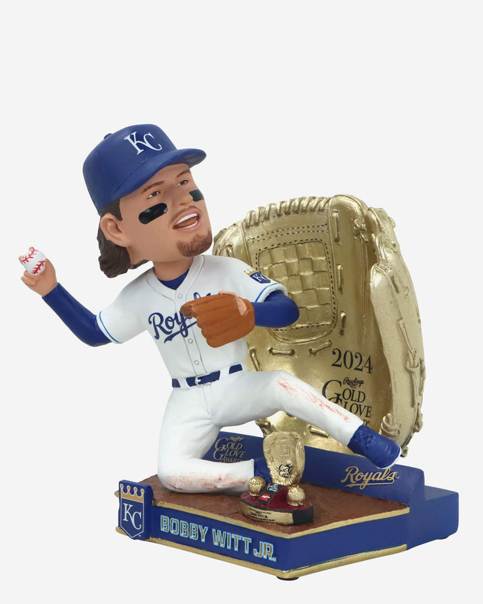 Bobby Witt Jr Kansas City Royals 2024 Gold Glove Bobblehead FOCO - FOCO.com