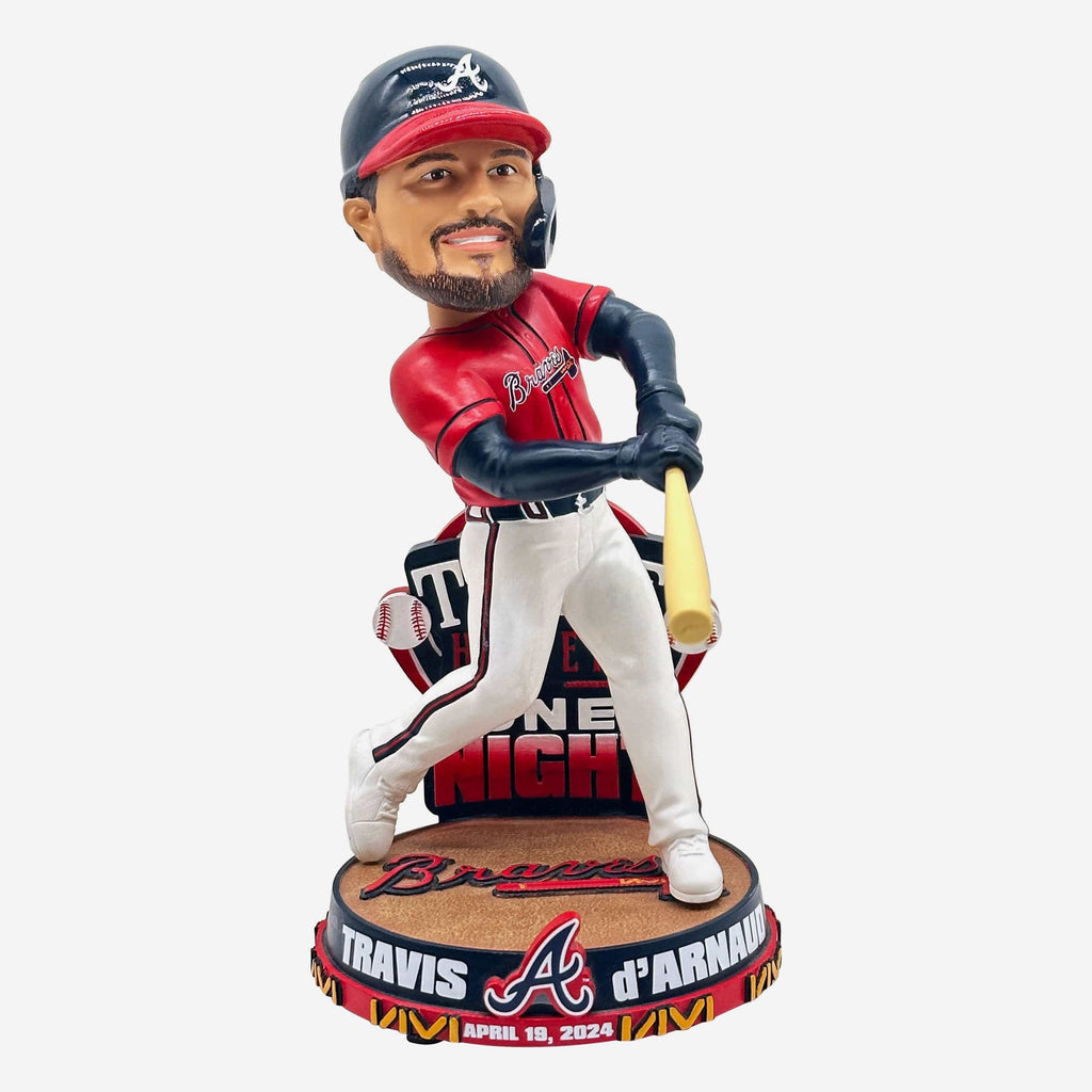 Travis D'Arnaud Atlanta Braves Gamebreaker Bobblehead FOCO - FOCO.com