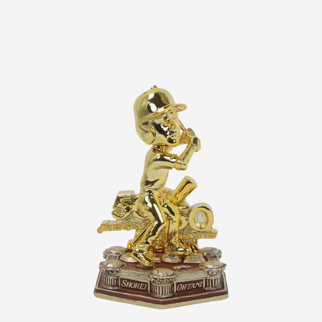 Shohei Ohtani Los Angeles Dodgers 50 Home Runs & 50 Stolen Bases Mini Golden Bobblehead FOCO - FOCO.com