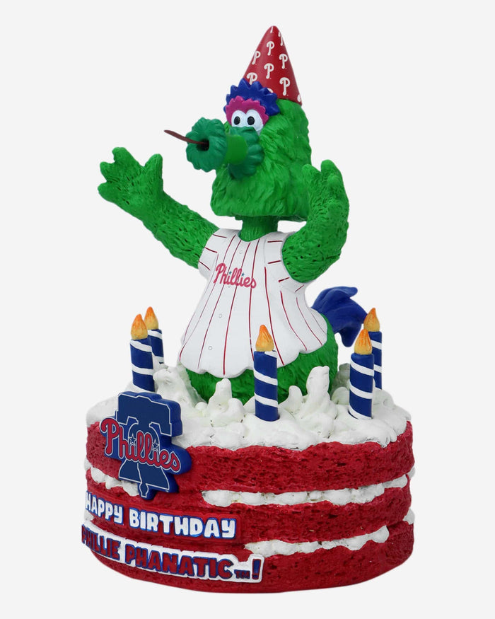 Phillie Phanatic Philadelphia Phillies Birthday Mascot Bobblehead FOCO - FOCO.com