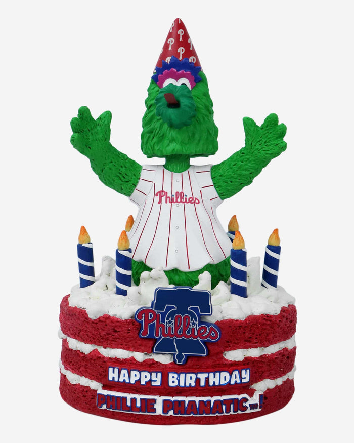 Phillie Phanatic Philadelphia Phillies Birthday Mascot Bobblehead FOCO - FOCO.com