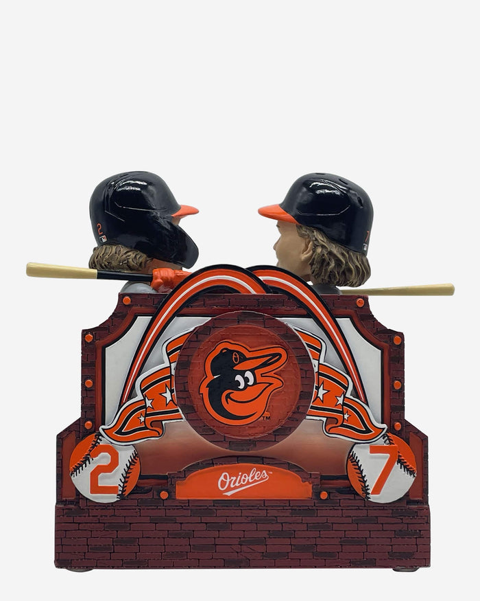 Gunnar Henderson & Jackson Holliday Baltimore Orioles Home Run Dual Bobblehead FOCO - FOCO.com