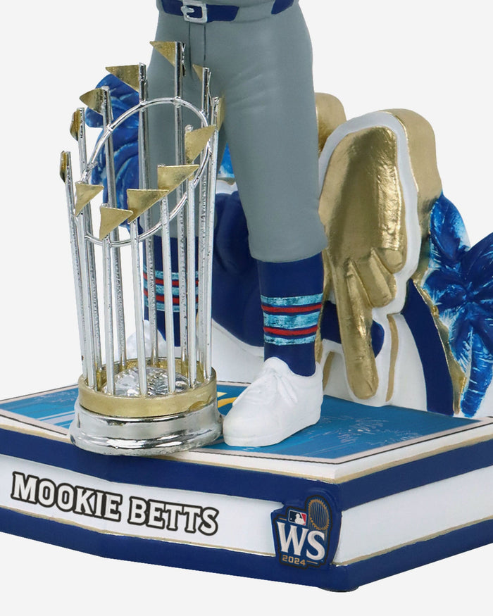 Mookie Betts Los Angeles Dodgers 2024 World Series Champions LA Gesture Bobblehead FOCO - FOCO.com