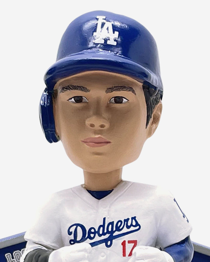 Los Angeles Dodgers Most Runs in NLCS History Mini Bobblehead Scene FOCO - FOCO.com