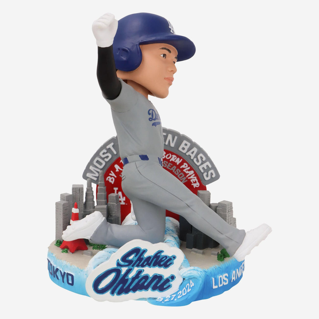 Shohei Ohtani Los Angeles Dodgers Most Stolen Bases in a Single MLB Season by a Japanese Born Player Bobblehead FOCO - FOCO.com