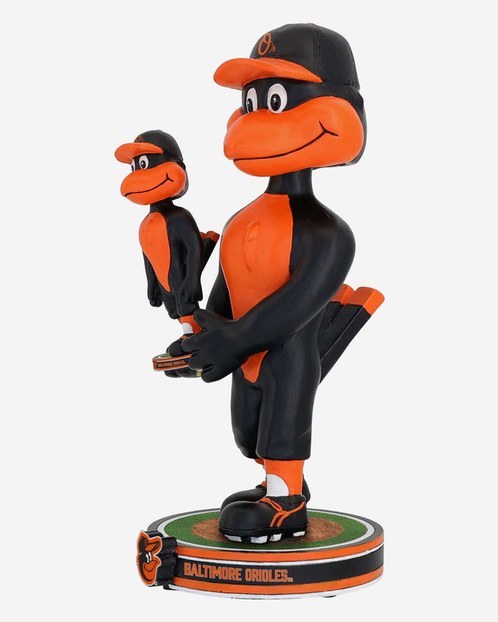 The Oriole Bird Baltimore Orioles Bobble Dubblz Mascot Bobblehead FOCO - FOCO.com