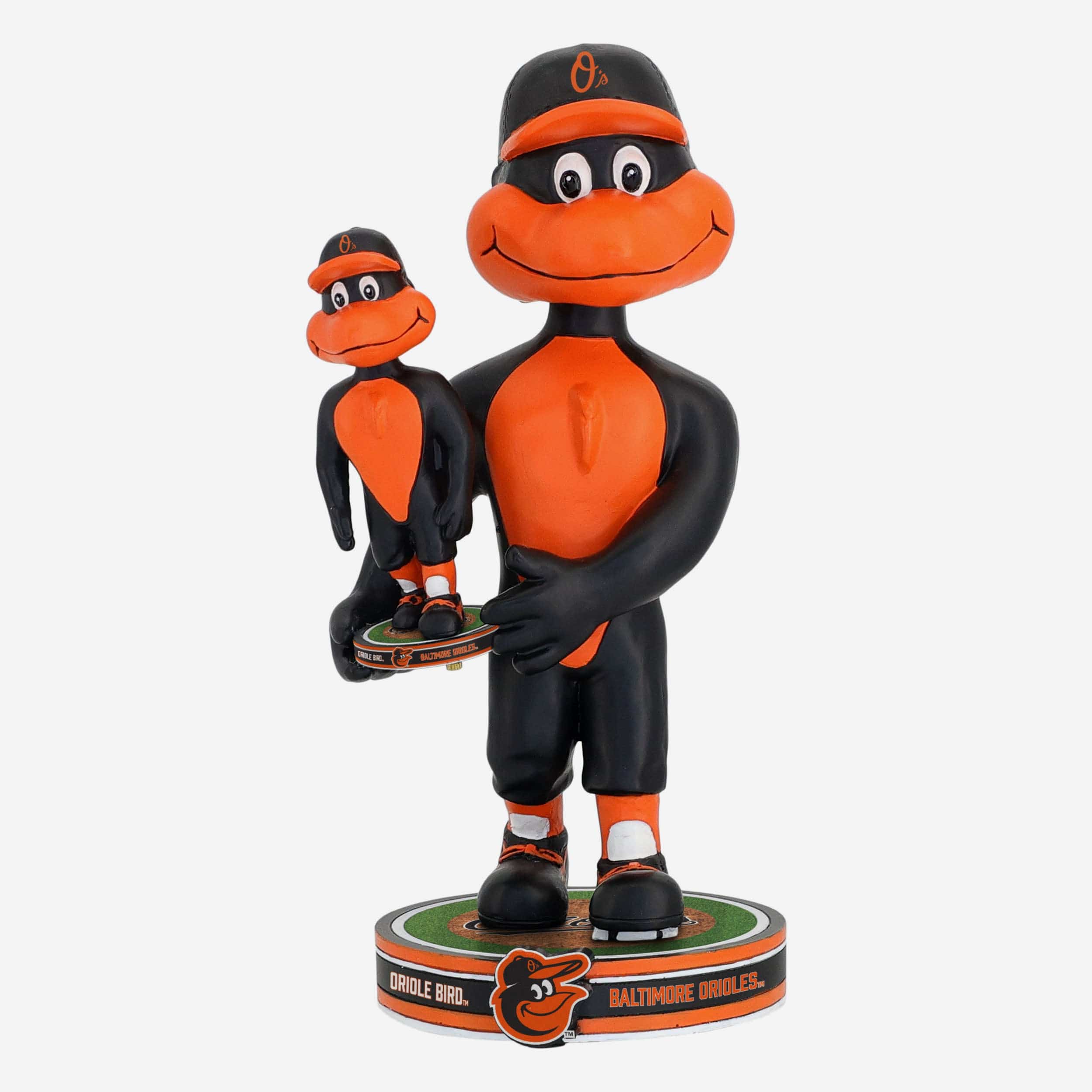 The Oriole Bird Baltimore Orioles Bobble Dubblz Mascot Bobblehead FOCO