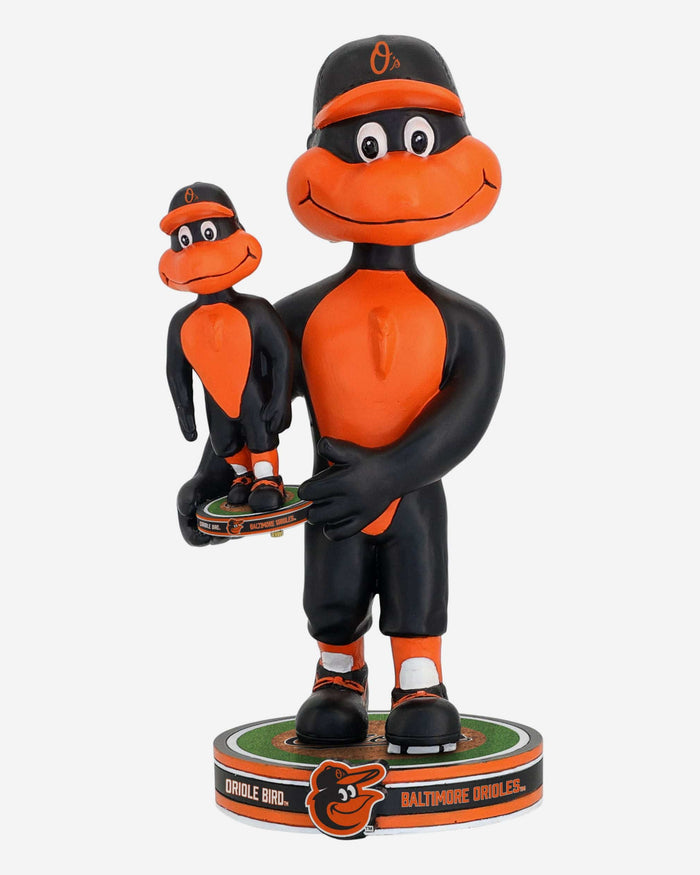 The Oriole Bird Baltimore Orioles Bobble Dubblz Mascot Bobblehead FOCO - FOCO.com