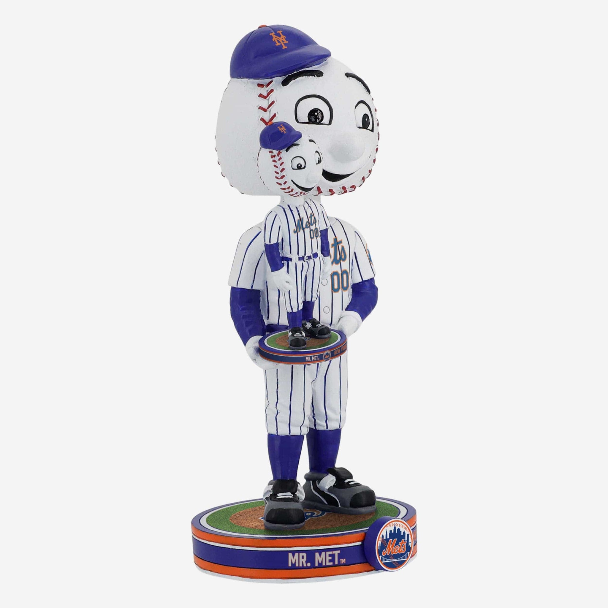Mr Met New York Mets Bobble Dubblz Mascot Bobblehead FOCO