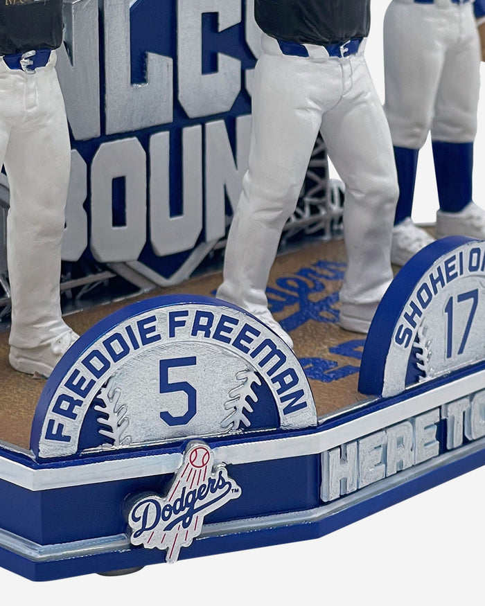 Los Angeles Dodgers NLCS Bound Mini Bobblehead Scene FOCO - FOCO.com