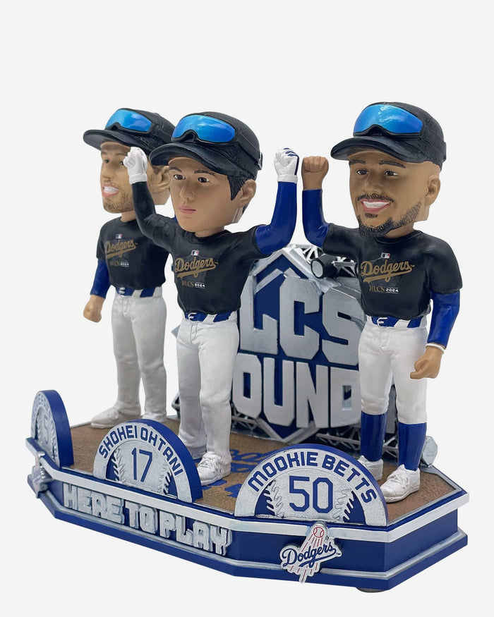 Los Angeles Dodgers NLCS Bound Mini Bobblehead Scene FOCO - FOCO.com