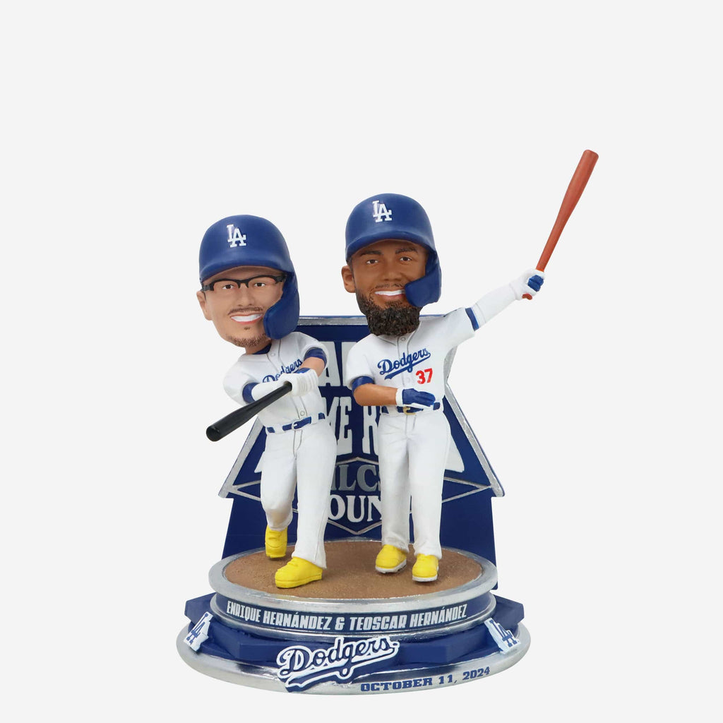 Teoscar Hernandez & Kike Hernandez Los Angeles Dodgers Game 5 Home Run Dual Bobblehead FOCO - FOCO.com
