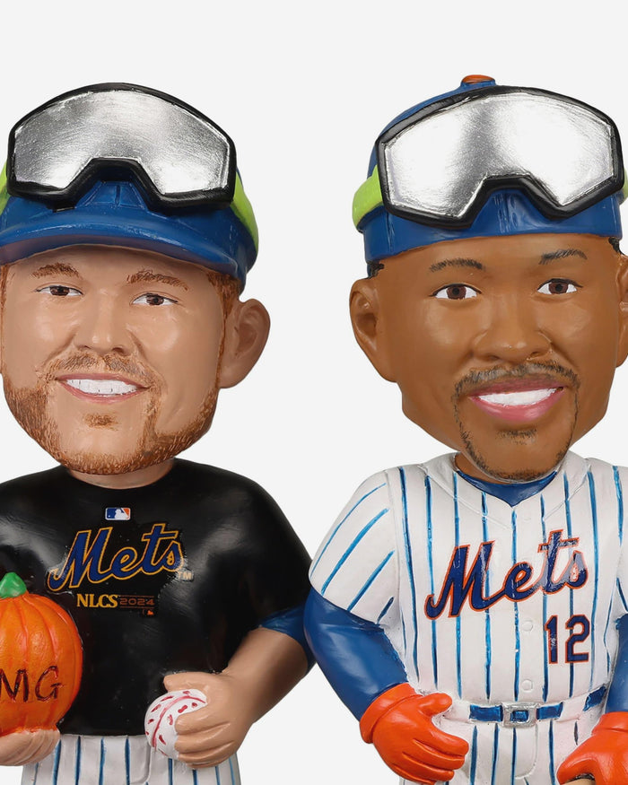 New York Mets Playoff Pumpkin Patch Mini Bobblehead Scene FOCO - FOCO.com