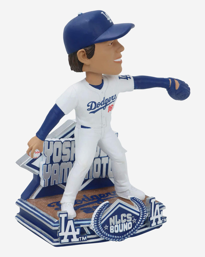 Yoshinobu Yamamoto Los Angeles Dodgers NLCS Bound Bobblehead FOCO - FOCO.com