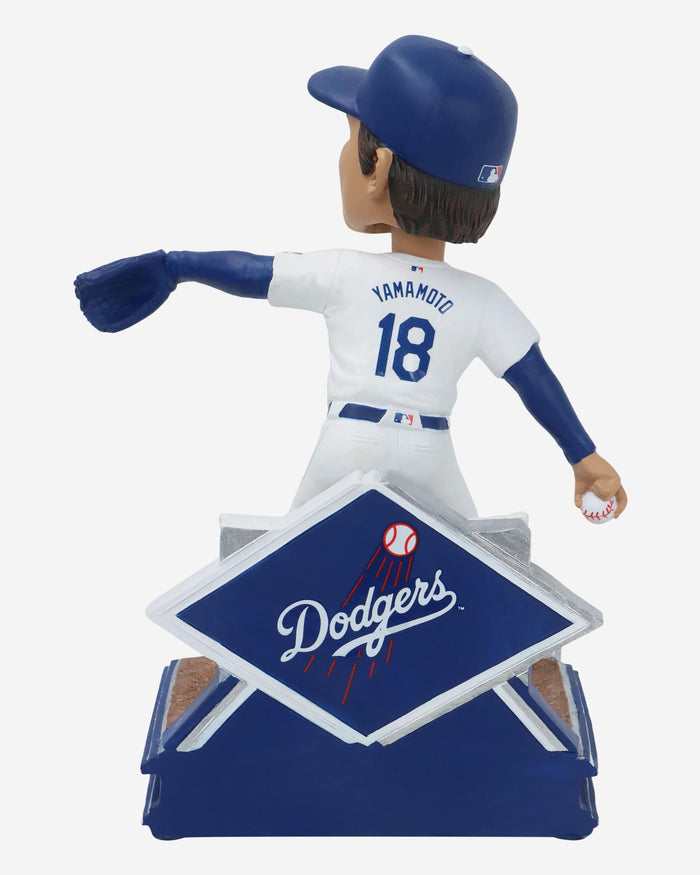 Yoshinobu Yamamoto Los Angeles Dodgers NLCS Bound Bobblehead FOCO - FOCO.com