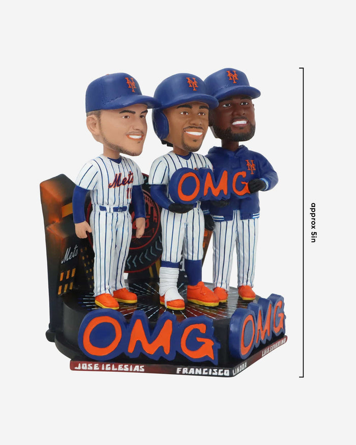 New York Mets OMG Mini Bobblehead Scene FOCO - FOCO.com