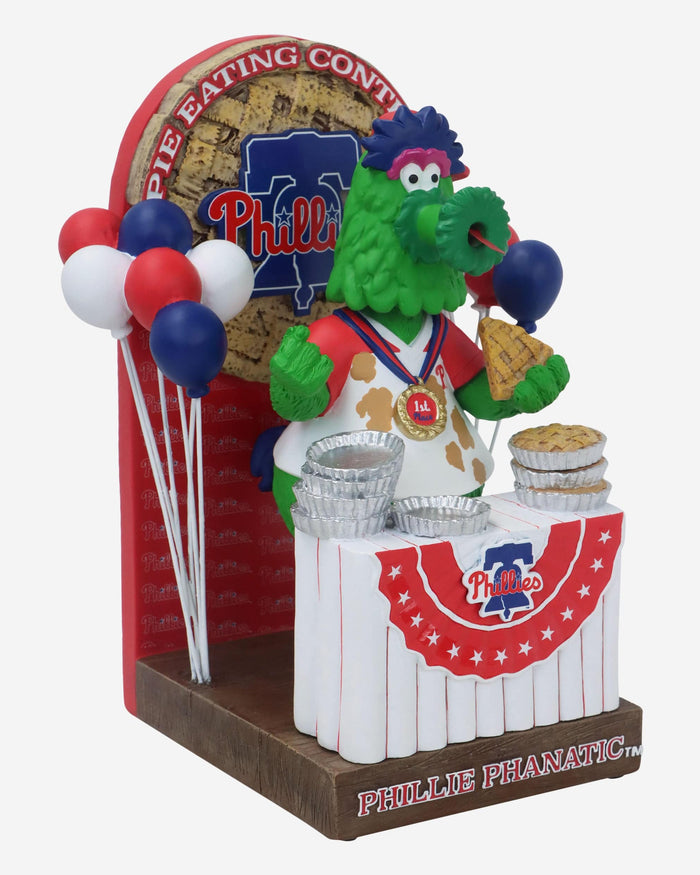 Phillie Phanatic Philadelphia Phillies Pie Eating Contest Mascot Bobblehead FOCO - FOCO.com