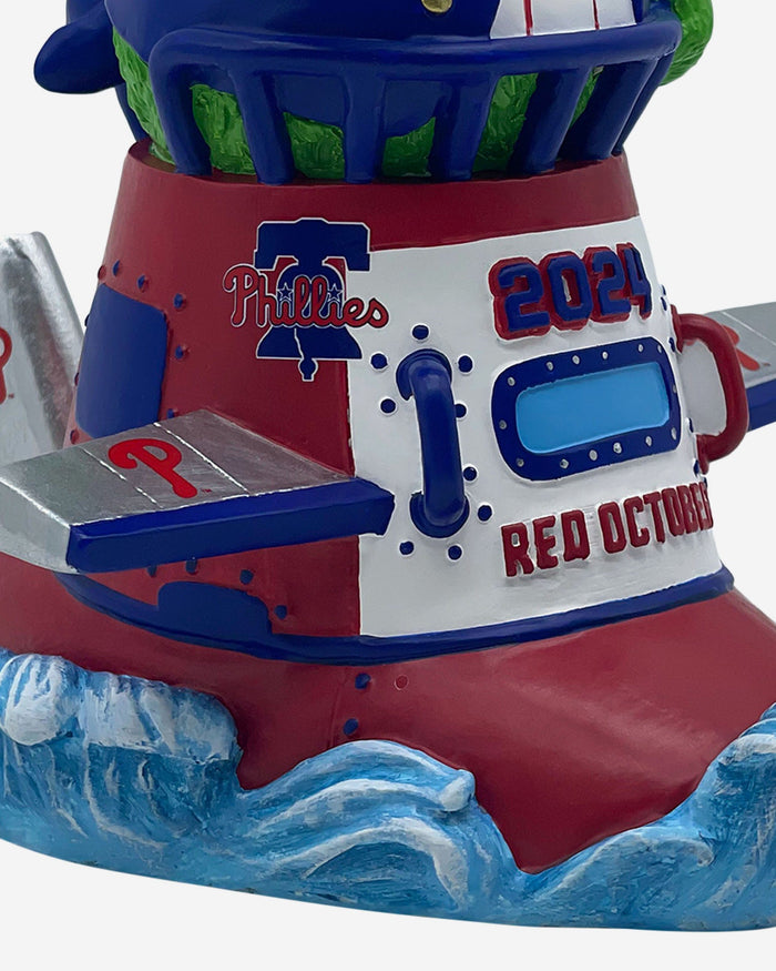 Phillie Phanatic Philadelphia Phillies 2024 Red October Submarine Mascot Bobblehead FOCO - FOCO.com