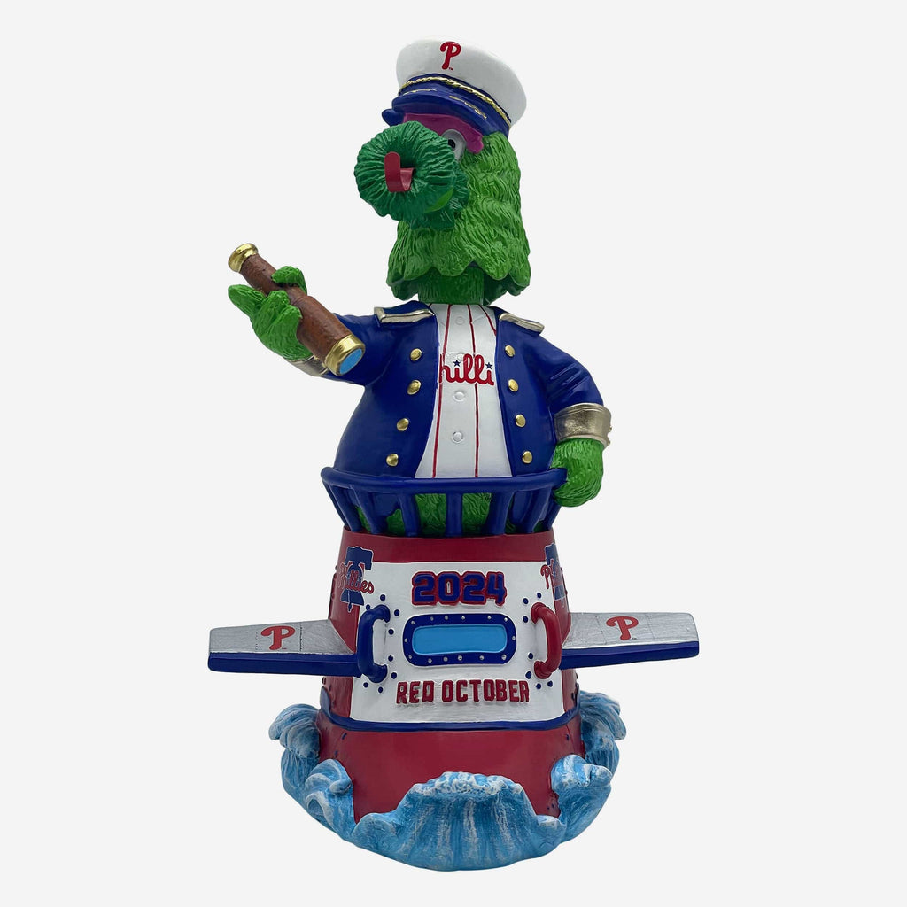 Phillie Phanatic Philadelphia Phillies 2024 Red October Submarine Mascot Bobblehead FOCO - FOCO.com
