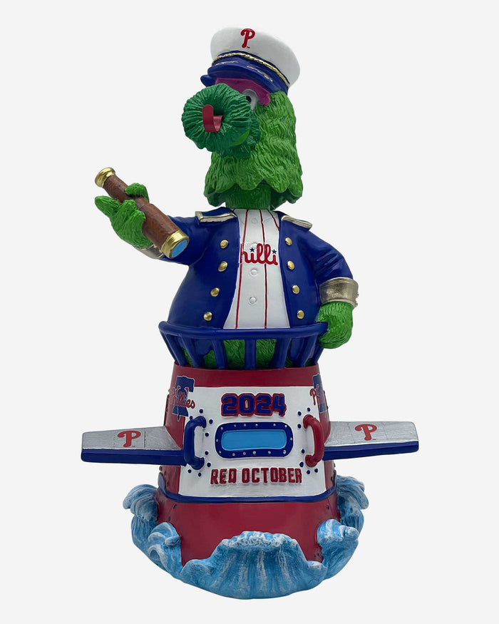 Phillie Phanatic Philadelphia Phillies 2024 Red October Submarine Mascot Bobblehead FOCO - FOCO.com