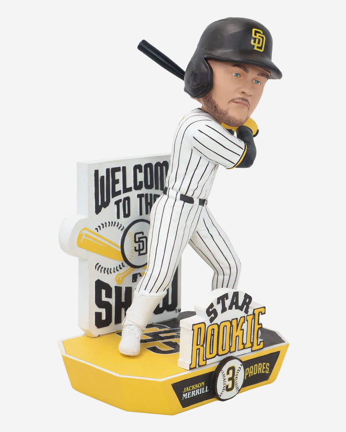 Jackson Merrill San Diego Padres Star Rookie Bobblehead FOCO - FOCO.com