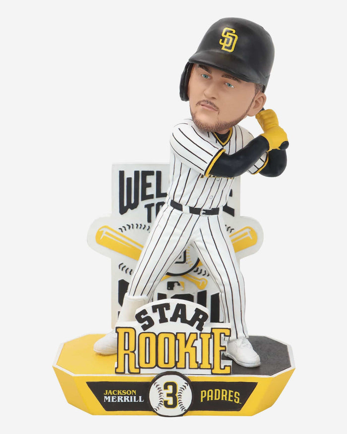 Jackson Merrill San Diego Padres Star Rookie Bobblehead FOCO - FOCO.com