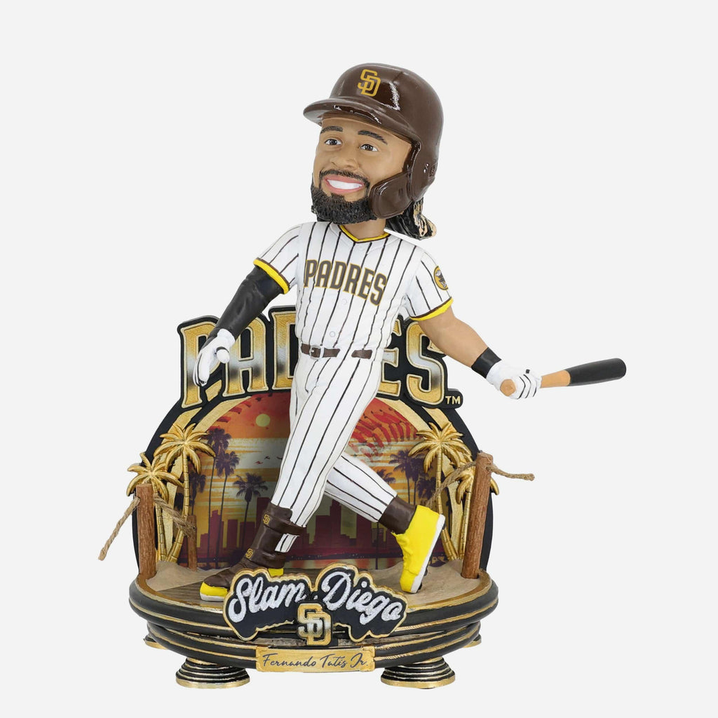 Fernando Tatis Jr San Diego Padres Slam Diego Slugger Bobblehead FOCO - FOCO.com