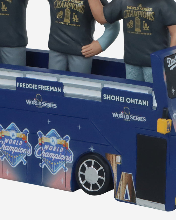Los Angeles Dodgers 2024 World Series Champions Parade Mini Bobblehead Scene FOCO - FOCO.com